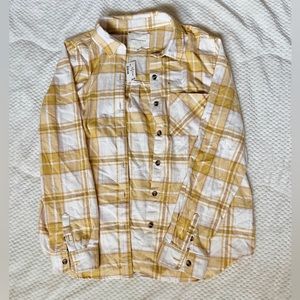 Aeropostal yellow women’s flannel